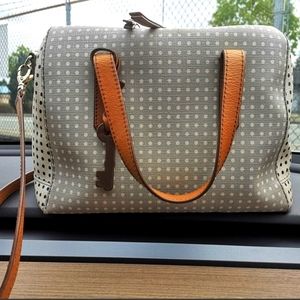 Fossil Polka dot Sydney Satchel (cross-body shoulder bag)
